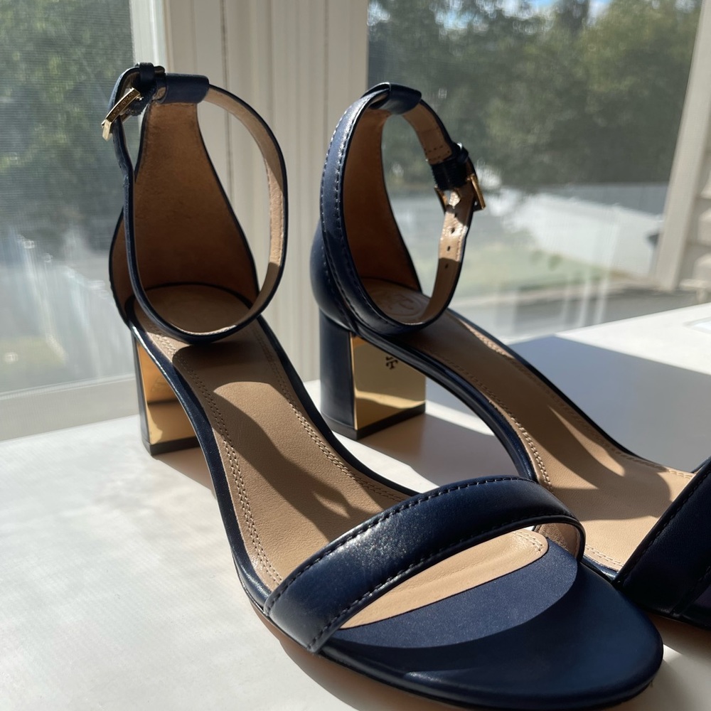 Navy Blue Sandals - Picture 6 of 7